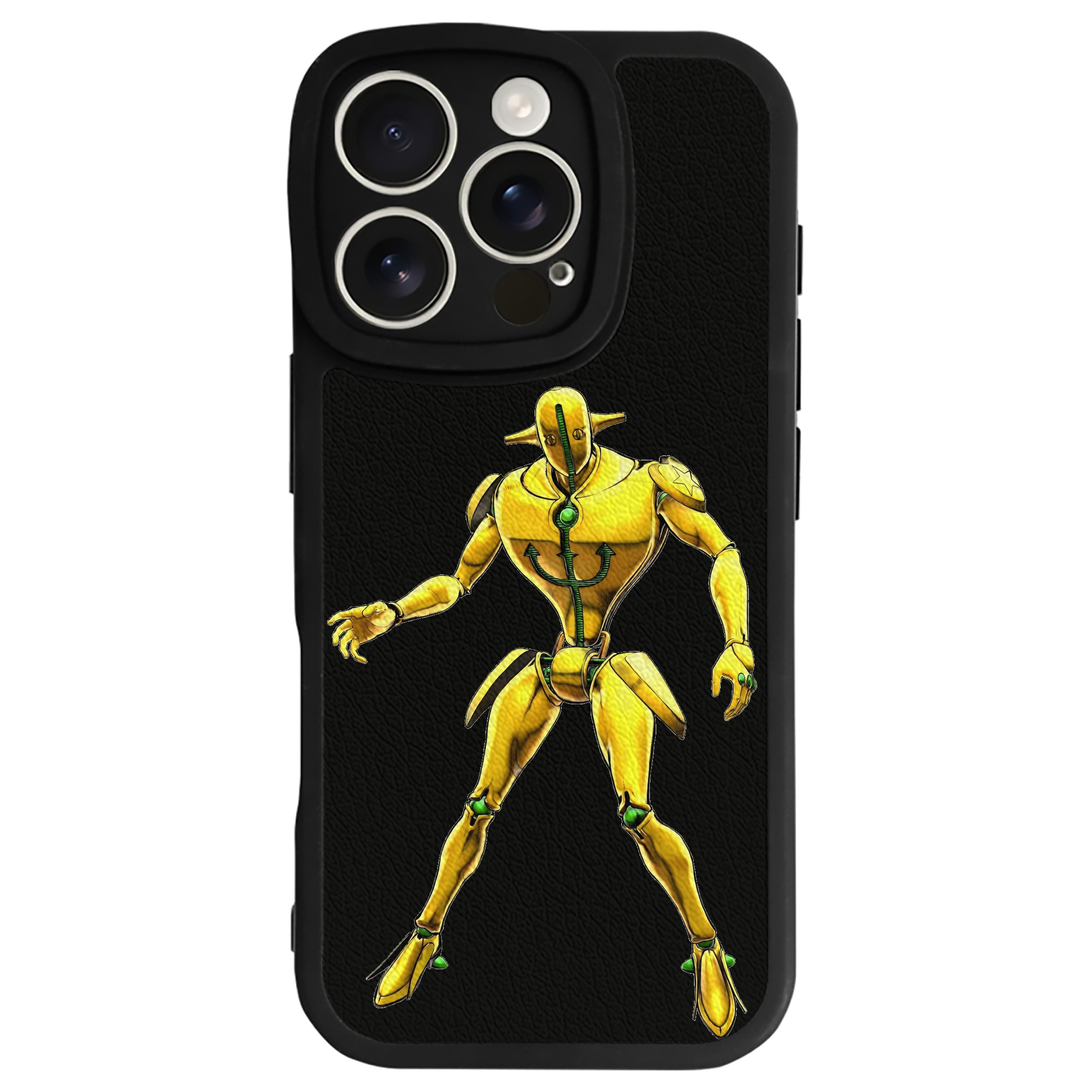 （画像用） ジョジョの奇妙な冒険 JoJo's Bizarre Adventure 【iPhone 16シリーズ対応】シリコンスマホケース（レザー調） 材質：シリコン